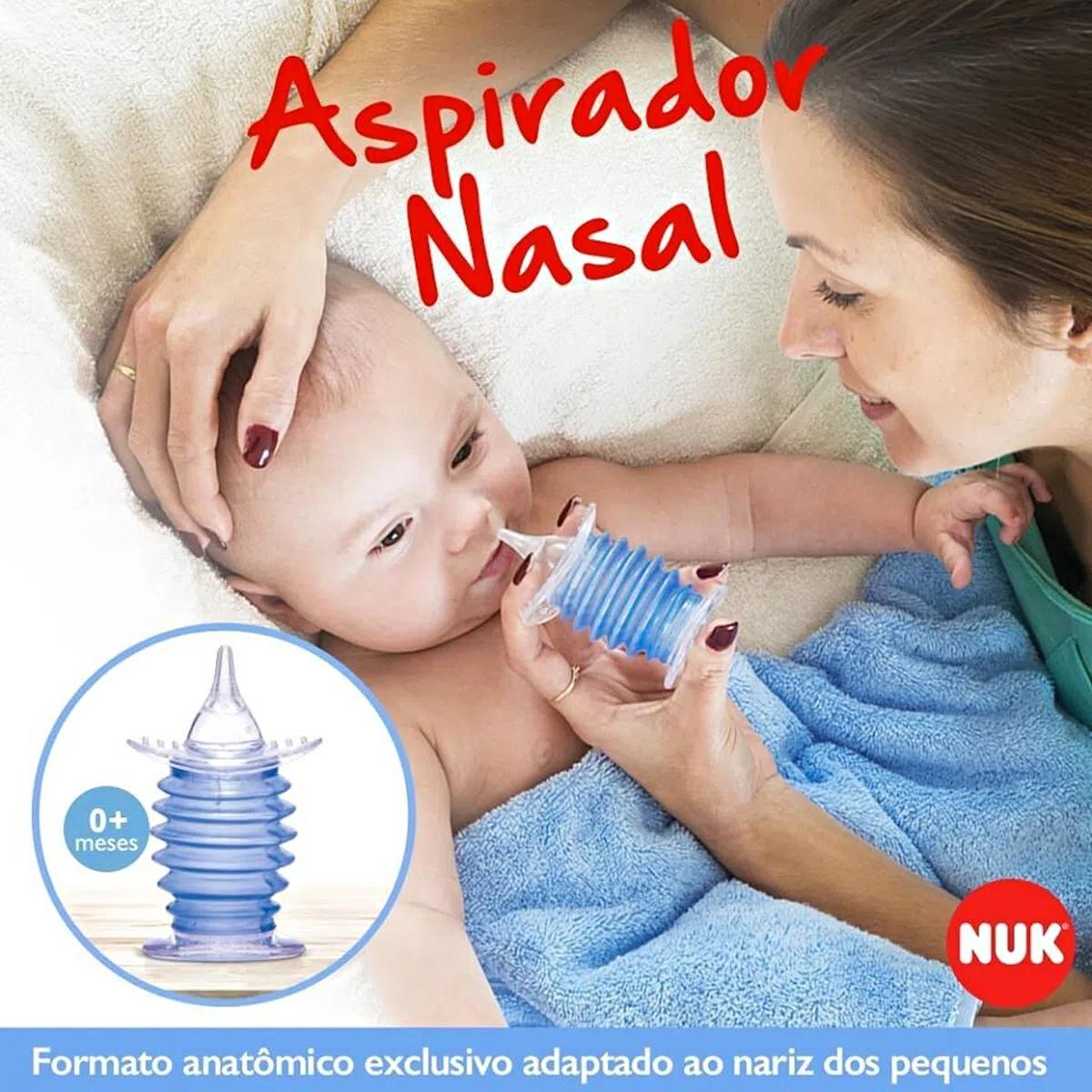 Nuk Aspirador Nasal de Bebé Descongestionador, Nuk Aspiradores