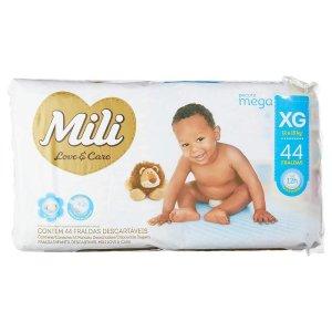 FRALDA MILI LOVE&CARE GIGA XXG 56 UNIDADES