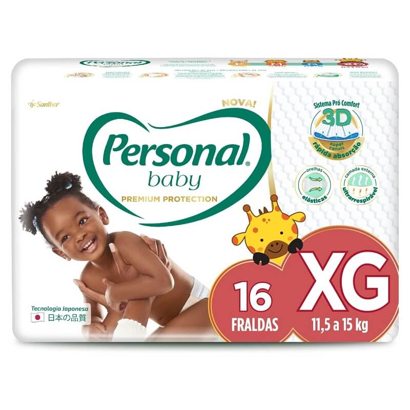 Fralda Personal Premium Mega Tam. G 30 Unidades » O Mundo das Fraldas