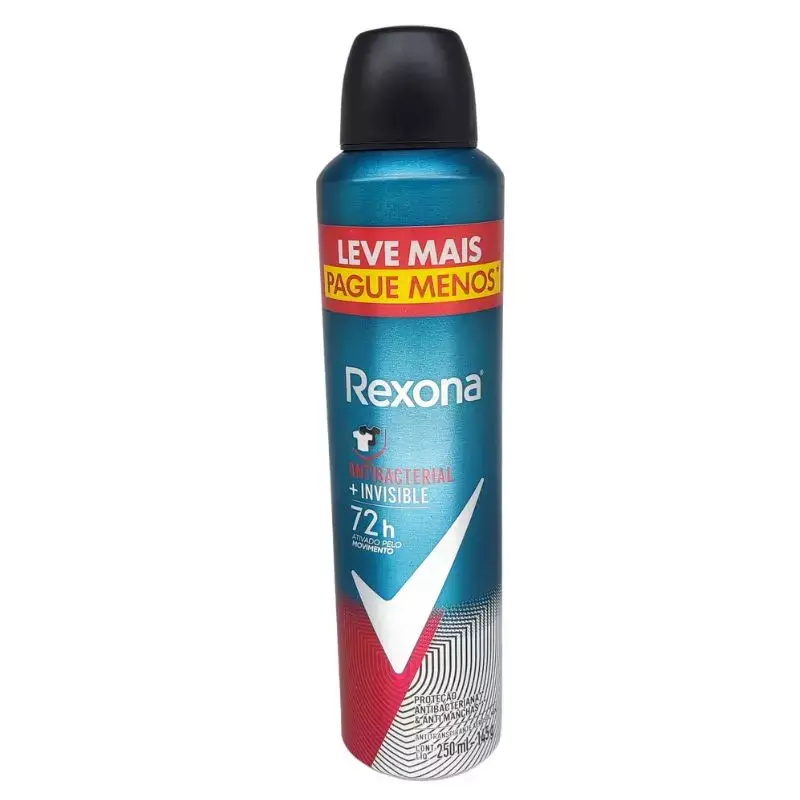 Desodorante Rexona Aero 150ML Men Antibacteria Invisible