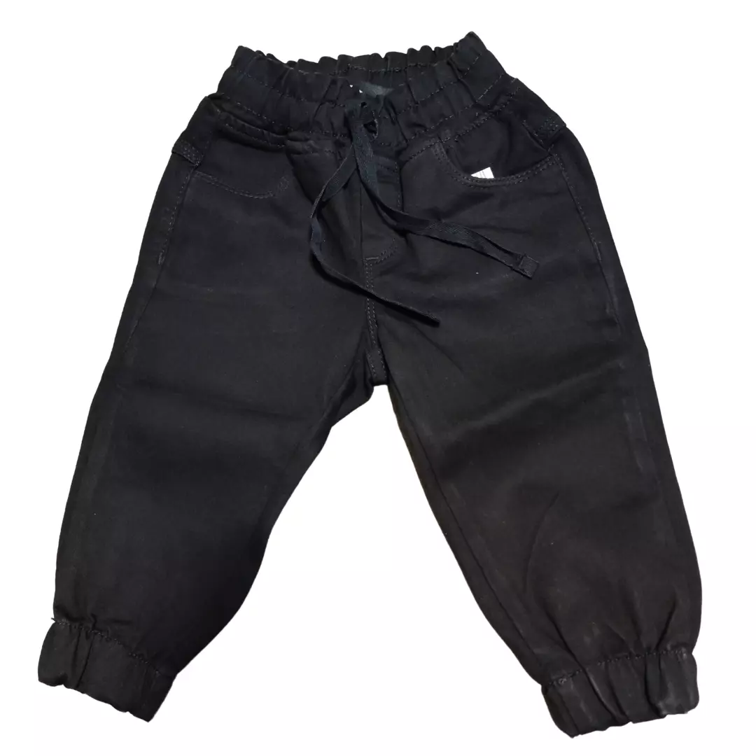 Kids Black Harem Pants