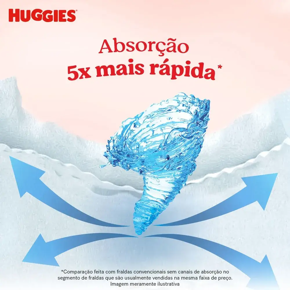 Huggies máxima proteção 5X