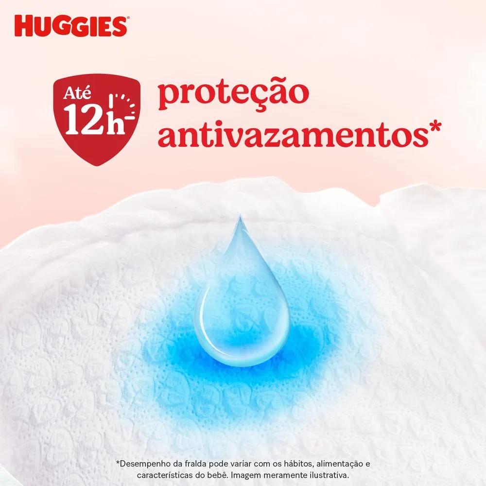Huggies máxima proteção vazamantos